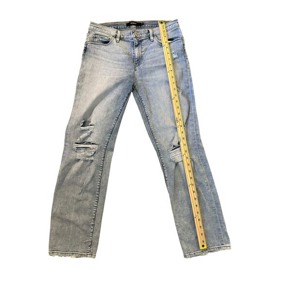 EUC Hudson Nico Straight Distressed Jeans Size 29 StreetStyleDenim ModelOffDuty - Picture 8 of 11